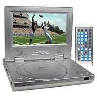 7" Spectroniq PDV-70X Widescreen Portable DVD Player w/Carrying Case (Silver)