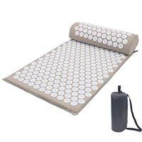 Acupressure Massager Mat Relaxation Relief Stress Tension Body Yoga Mat Spike Relieve Stress Pain Cushion Set,Cushion Pillow Bag
