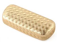 Classic Eyeglass Cases,Solid and Durable,Easy to Carry,Gold