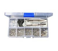 Eyeglass Sun Glasses Screw Nut Nose Pad Optical Repair Tool Assortment Kit Set,A