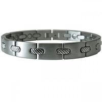 Magentic Therapy Bracelet Cable Cord Silver