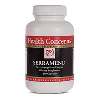 Health Concerns - Serramend - Serratiopeptidase Chinese Dietary Supplement - Anti-Inflammation Support - 180 Count
