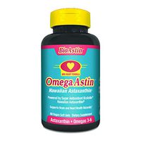OmegaAstin – VEGAN Omega 3-6-9 & BioAstin Hawaiian Astaxanthin - 60 gelcaps – Gluten-Free