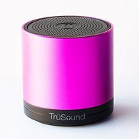 TruSound Audio T2, Wireless Bluetooth Portable Speaker/speakerphone 360 Degree Sound, Pink