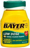 Aspirin Regimen Bayer 81mg Enteric Coated Tablets, #1 Doctor Recommended Aspirin Brand, Pain Reliever,300 Count