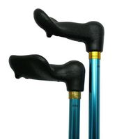 Unisex Adjustable Palm Grip Cane Left Hand Blue   -Affordable Gift! Item #DHAR-9051202