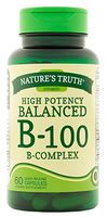 Nature's Truth High Potency Balanced B-100 B-Complex, 60 Count (Pack of 3)