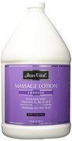 Bon Vital' Swedish Massage Lotion for Skin Tone Improvement, Dry Skin Repair, Increased Circulation, and Stress Relief, Great for Massage Therapists Who Perform Swedish and Sports Massages, 1 Gallon