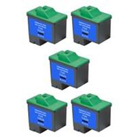 Amsahr T0529 Remanufactured Replacement Dell Ink Cartridges for Printers/Faxes with 5 Black Cartridges Ink