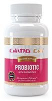 Probiotic with Prebiotics for Women | Digestion Support | DRcaps® to Help Protect Stomach Acid | Using DE111® & PreforPro® | Non-GMO Formula | 60 Capsules