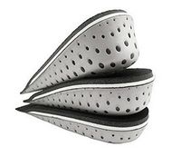 1Pair Breathable Foam Memory Unisex Height Increased Insoles Invisible Heightening Increasing Heel Lifting Inserts Shoe Pads Elevator Cushions(3.3cm Height)