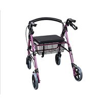 Walkers Lxn Multifunctional Old Man Walking Handrail/Auxiliary Medical Device with Seat Plate, Vegetable Basket Foldable Height Adjustable