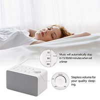 ZHOUHUAW Built-in Auto-Off Timer White Noise Machine with 8 Soothing Nature Sounds, for Home, Travel, Office, Sleep Therapy Machine