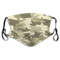 3 Pack Variety Fantastic Camouflage Patterns 5 Non-Medical Ma-sk with Replaceable Filter Elements