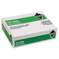 Trash Bag, Black, 38inWx58inL, PK50