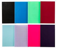 Rolyan Splinting Material Sheets, Aquaplast Watercolors Peds Pac A, 6" x 9", Pack of 8 Sheets in Various Colors & Thicknesses