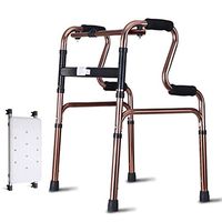 GYZ GY Heavy-Duty Folding Walker, Transport Chair Aid Walking with Wheels with Seat for Elderly Walkers Supporting Up to 418 Pounds Medical Supplies (Color : D)