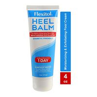Flexitol Heel Balm, Rich Moisturizing & Exfoliating Foot Cream, 4 Oz Tube