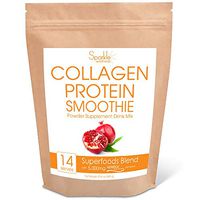 Sparkle Collagen Protein Smoothie Mix (Superfoods Blend) [14 serves] VERISOL Collagen, Vitamin C, Chia, Turmeric, Ginger, Goji, Pomegranate, Spirulina, Tart Cherry, Mango, Pineapple, Oats, Flax