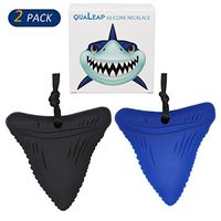 Shark Tooth Sensory Chew Necklace for Kids, Boys or Girls - Chewing Necklace Teething Necklace Teether Necklace Chew Toys Teething Toys - Designed for Chewing, Autism, Autism Sensory Teether Toy