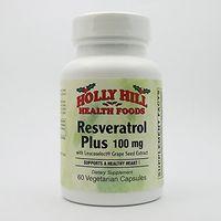 Holly Hill Health Foods, Resveratrol Plus 100 MG, 60 Vegetarian Capsules