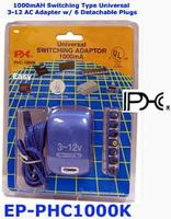 PHC-1000K Universal 1000mA Power Supply