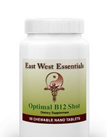 Optimal B12 Shot - Dietary Supplement by East West Essentials - Great Tasting - Rapid Sub-Lingual Chew - Pure Vitamin