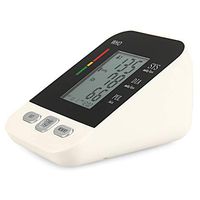 USB Charging Wrist Blood Pressure Monitor Digital Automatic Measure Blood Pressure with Large LCD Display,White