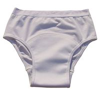 Adult incontinence briefs underpants for Men (White, L/XL)