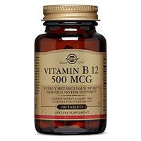 Solgar Vitamin B12 Tablets, 500 mcg, 100 Count