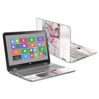 MightySkins Skin Compatible with HP Envy x360 15.6" - Damaged Horses | Protective, Durable, and Unique Vinyl Decal wrap Cover | Easy to Apply, Remove, and Change Styles | Made in The USA