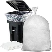 Plasticplace 95-96 Gallon Garbage Can Liners │ 1.5 Mil │ Clear Heavy Duty Trash Bags │ 61” X 68” (25Count)