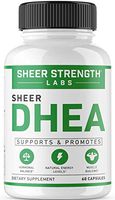 Extra Strength DHEA 50mg Supplement - for Boosting Lean Muscle Mass, Restoring Youthful Energy Levels, and Promoting Healthy Aging in Men and Women, New Non-GMO Formula, Sheer Strength Labs, 60ct
