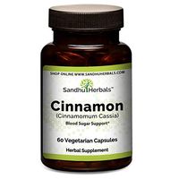 Cinnamon (Cinnamomum Cassia) Extract 500 mg Per Serving Vegetarian Capsules 60 Ct| Promotes Healthy Digestion | Eliminate Natural toxins in The GI Tract.