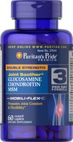 Puritan's Pride 2 Pack of Double Strength Glucosamine, Chondroitin & MSM Joint Soother Puritan's Pride Double Strength Glucosamine, Chondroitin & MSM Joint Soother-60 Caplets