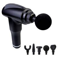 INWISH Fascia Gun Therapy Massage Gun,Deep Tissue Percussion Electric Massager for Neck Back Shoulder Pain Relief Muscle Recovery, Handheld Portable Sonic Precision Vibration Machine with 5 Heads