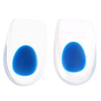 Gel Heel Lift Cushion Cups - 0.4 Inches Height Increase Insoles, Plantar Fasciitis Inserts for Men
