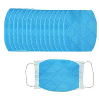 50pcs Disposable Safety Face Mask Filter Pads Replacement Skin-Friendly Filter Face Respirator Cover Pad for Outdoor Travel Cycling(Rectangle-50pcs)