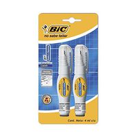 BIC Wite-Out Brand Mini Shake 'n Squeeze Correction Pen, 4ml, White, 2-Count