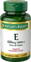 Vitamin E by Nature's Bounty,  Supports Immune Health & Antioxidant Health, 1000IU, 60 Softgels