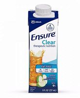 Ensure Clear Apple, 8 oz Recloseable Carton, Abbott 64903 - Case of 24