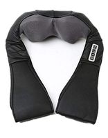 Shiatsu Back Neck and Shoulder Massager with Heat,Deep Tissue 3D Kneading Pillow Massage for Neck, Use at Home, Car, Office and Travel,Black