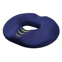 Donut Hemorrhoid Tailbone Cushion,Memory Foam Chair Pad,Coccyx, Prostate, Sciatica, Bed Sores, Post-Surgery Pain Relief,Orthopedic Firm Seat Pad for Home, Office, Car, Wheelchair(Black (Women))
