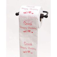 JustPaperRoses Happy Birthday Toilet Paper - top 25 Female Names Personalized (Sandra)