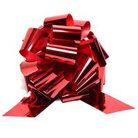 Jumbo Pull Bow 14 Inch Metallic Red (1/Pkg) Pkg/6