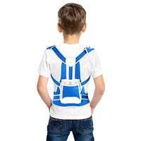 Filfeel Posture Corrector, Blue Adjustable Back Support Belts Back Posture Correction Brace Shoulder Waist Support Band Belt for Kids Students(S)