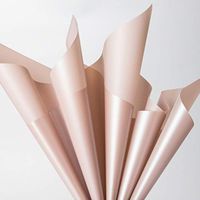 40pcs Wrapping Papers Korean Flowers Gift Packaging Craft Paper Roll Neutral Color Florist Wrapping Paper Flower Bouquet Supplie 23.6x23.6 inch (Gray Lotus)