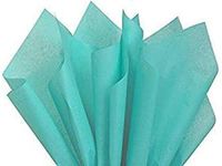 Mydio 100 Sheets- Gift Wrapping Tissue Paper Premium Quality |Aqua Blue