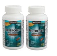 COS-SLl Kirkland Signature Ibuprofen Pain Fever Reducer (Nsaid) 200mg - 2 Pack 500 Coated Tablets (1000 Coated Tablets Total)