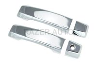 Razer Auto CHROME DOOR HANDLE COVERS 2D W/O PASSENGER KEYHOLE for 2004-2013 NISSAN TITAN / 2004-2013 NISSAN ARMADA